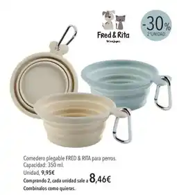 El Corte Inglés Fred & Rita Comedero plegable para perros. oferta