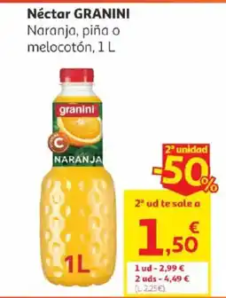 Alcampo Granini Néctar oferta