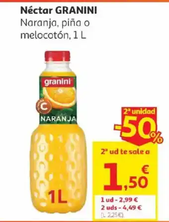 Alcampo Granini Néctar oferta