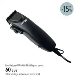 El Corte Inglés Optimum Beauty Esquiladora para perros oferta