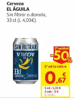 Alcampo El águila Cerveza oferta