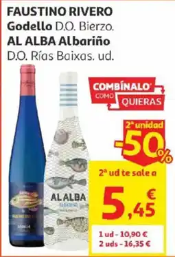 Alcampo Faustino Rivero Godello D.O. Bierzo. oferta