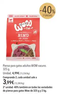 El Corte Inglés Wow Pienso para gatos adultos oferta