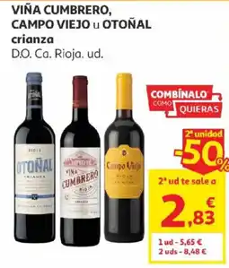 Alcampo Viña cumbrero, campo viejo u otoñal oferta