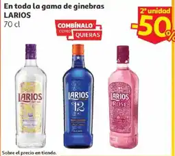 Alcampo Larios En toda la gama de ginebras oferta
