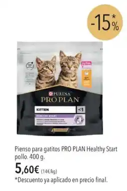 El Corte Inglés Pro Plan Pienso para gatitos Healthy Start pollo oferta