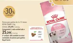 El Corte Inglés Royal Canin Pienso para gatitos de 4 a 12 meses oferta