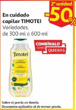 Alcampo Timotei En cuidado capilar oferta