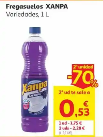 Alcampo Xanpa Fregasuelos oferta