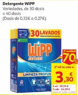 Alcampo Wipp Detergente oferta