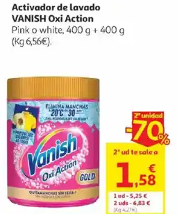 Alcampo Vanihs Oxi Action Activador de lavado oferta