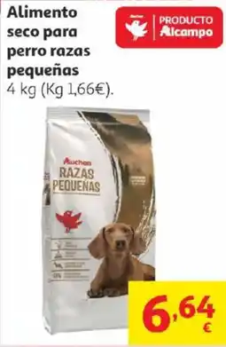 Alcampo Alimento seco para perro razas pequeñas oferta