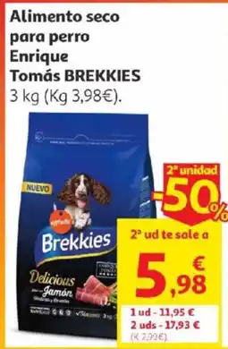 Alcampo Brekkies Alimento seco para perro Enrique oferta
