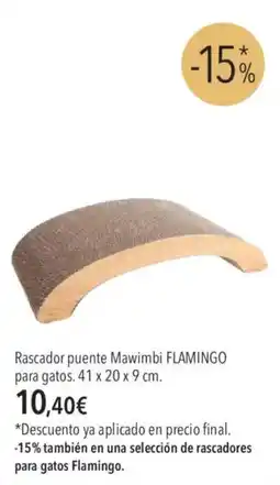 El Corte Inglés Flamingo Rascador puente Mawimbi para gatos oferta