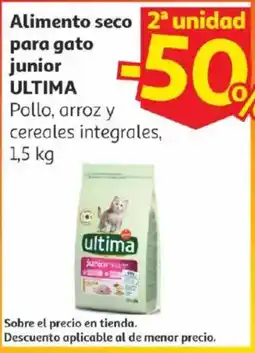 Alcampo Ultima Alimento seco para gato junior oferta