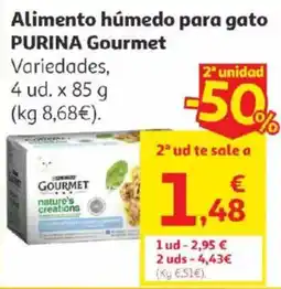 Alcampo Purina Gourmet Alimento húmedo para gato oferta