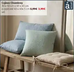 Alcampo Cojines Chambrey oferta