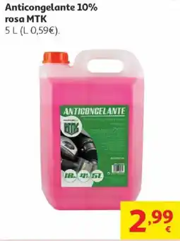 Alcampo Mtk Anticongelante 10% rosa oferta
