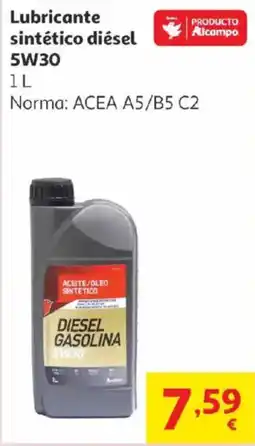Alcampo Lubricante sintético diésel 5W30 oferta