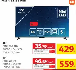 Alcampo Tv 55" 552.55 s mini oferta