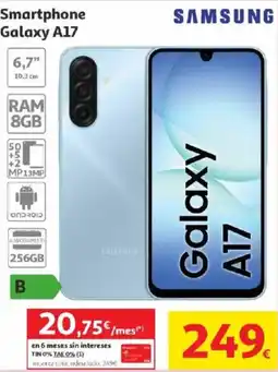 Alcampo Samsung Smartphone Galaxy A17 oferta