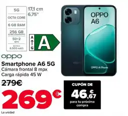 Carrefour OPPO Smartphone A6 5G oferta