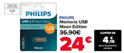 Carrefour PHILIPS Memoria USB Moon Edition oferta