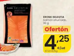 Eroski Eroski seleqtia salmón ahumado oferta