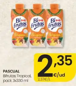 Eroski Pascual Bifrutas Tropical oferta
