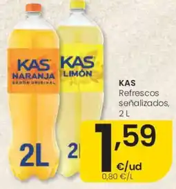 Eroski Kas Refrescos señalizados oferta