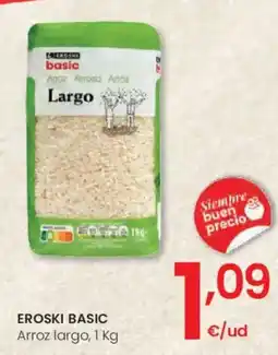 Eroski Eroski Basic Arroz largo oferta