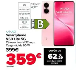 Carrefour VIVO Smartphone V60 Lite 5G oferta