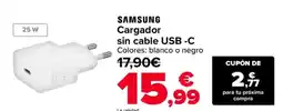 Carrefour SAMSUNG Cargador sin cable USB-C oferta