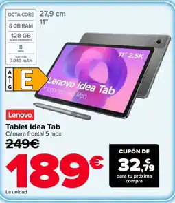 Carrefour LENOVO Tablet Idea Tab oferta