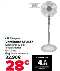 Carrefour Ventilador SF0147 oferta