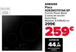 Carrefour SAMSUNG Placa NZ63M3707AK/EF oferta
