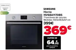 Carrefour SAMSUNG Horno NV68A1170BS oferta