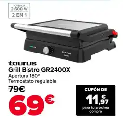 Carrefour TAURUS Grill Bistro GR2400X oferta