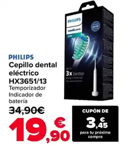 Carrefour PHILIPS Cepillo dental eléctrico HX3651/13 oferta