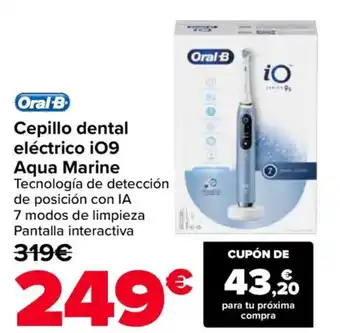 ORAL-B Cepillo dental eléctrico i09 Aqua Marine