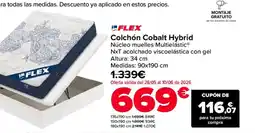 Carrefour FLEX Colchón Cobalt Hybrid oferta