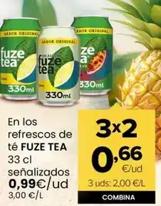 Autoservicios Familia Fuze tea - en los refrescos de te oferta