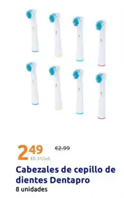 Action Dentapro - cabezales de cepillo de dientes oferta