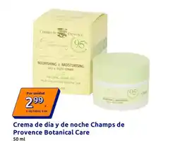 Action Champs de provence - crema de dia y de noche botanical care oferta