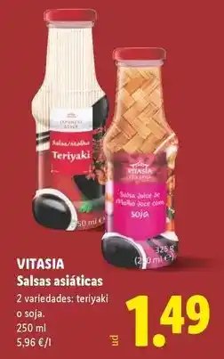 Lidl Vitasia - salsas asiaticas oferta