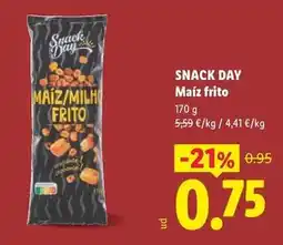 Lidl Snack day - maiz frito oferta