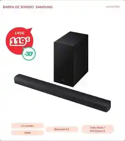 Mi electro Samsung - barra de sonido hwb450f oferta
