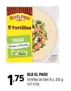 Coviran Old el paso - tortilles de blat oferta