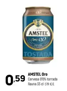 Coviran Amstel - oro cervesa 0'0% torrada oferta