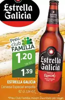 Coviran Estrella galicia - cervesa especial ampolla oferta